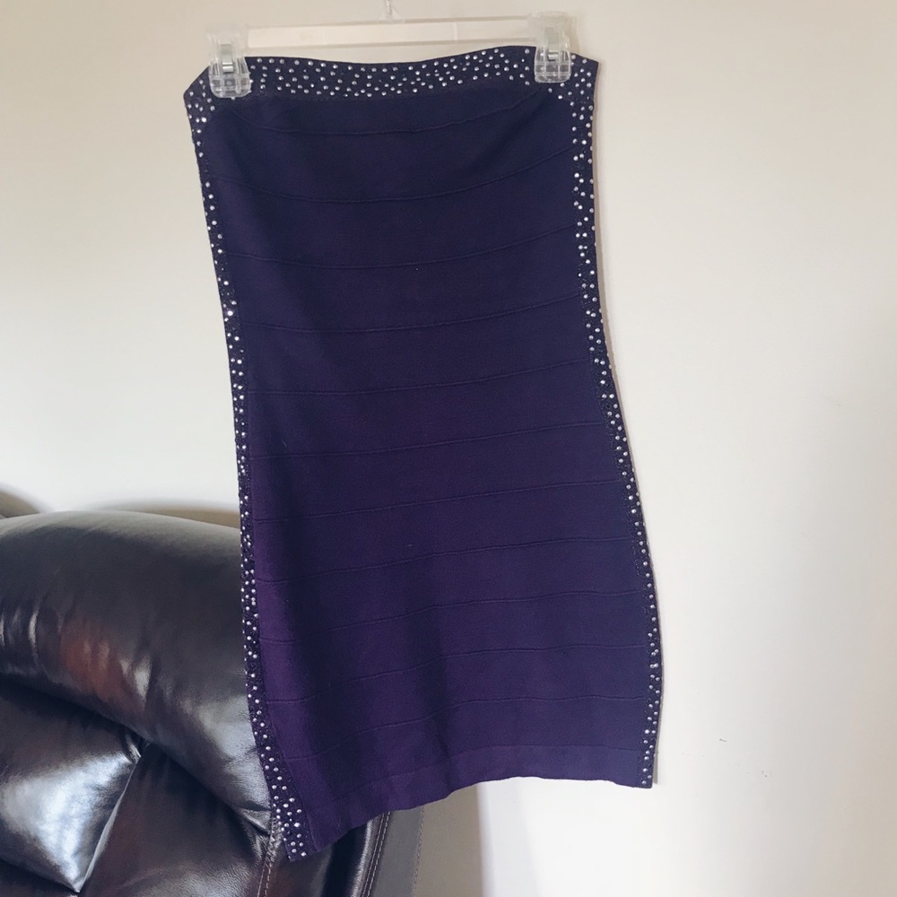 Dark purple homecoming dress